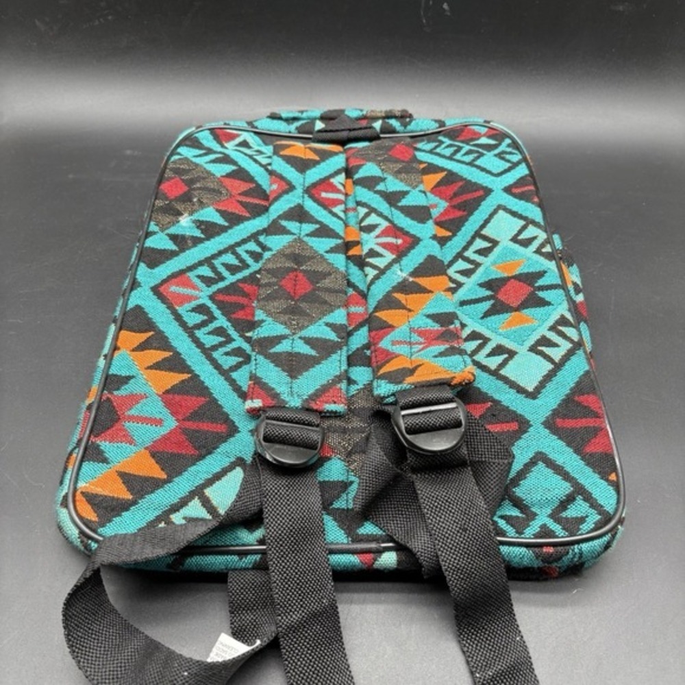 El Paso Saddle Blanket Co Southwestern Navajo Print Backpack 70% Acrylic - Picture 7 of 16